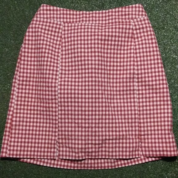 PinkyOtto Gingham Skirt Women's Red & White - No Size - See Measurements - Picture 2 of 15